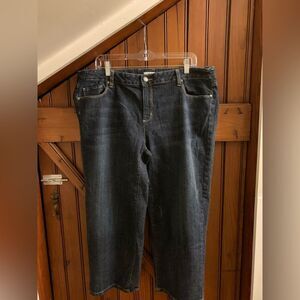 Liz & Co Women’s  Stretch Jean Capri Plus Size 18